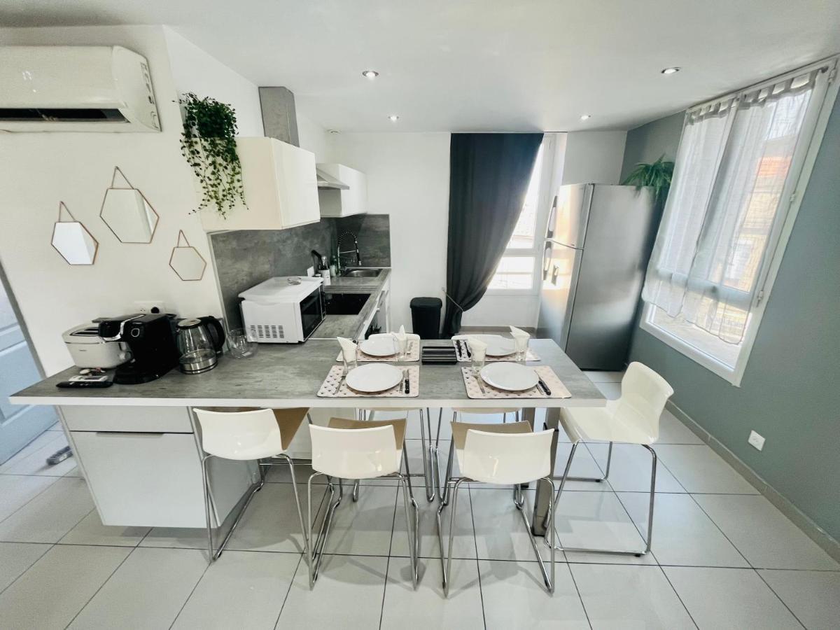 Superbe Duplex Design Neuf 2 Chambres, Climatise Tout Confort, Facile D,Acces Stationnement Gratuit Marseille Kültér fotó